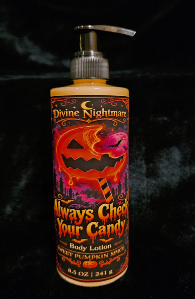 ALWAYS CHECK YOUR CANDY BODY LOTION
